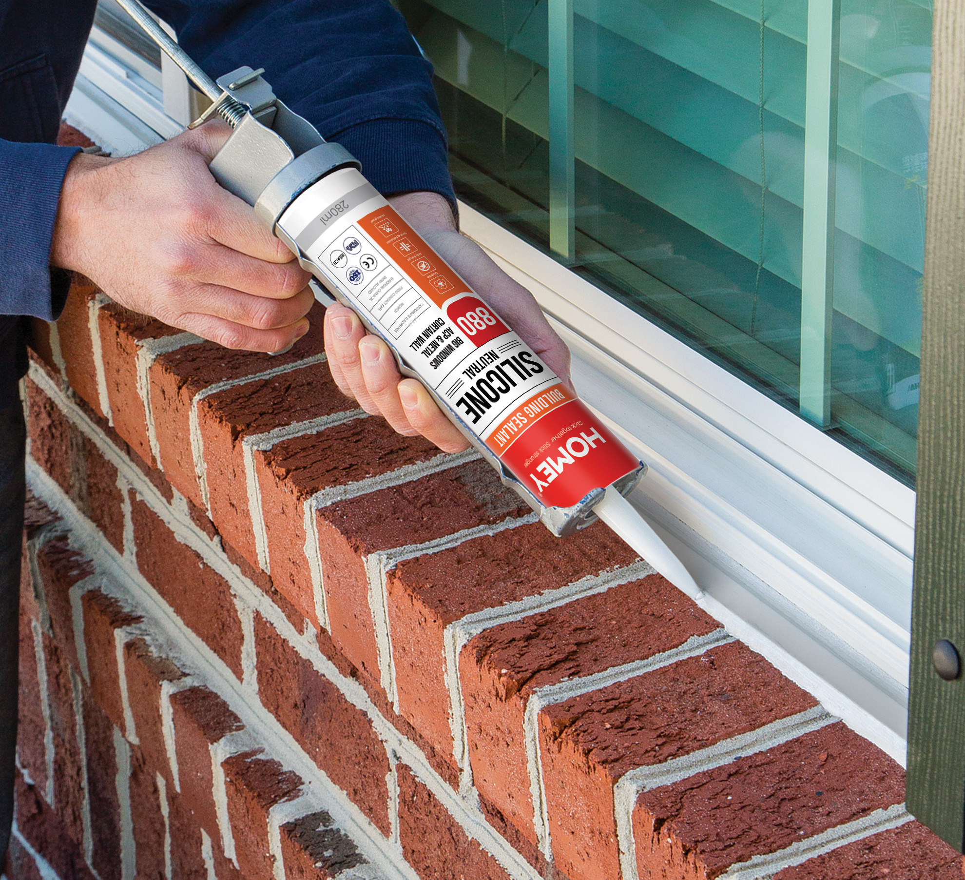 HOMEY MS sealant application for premium construction bonding